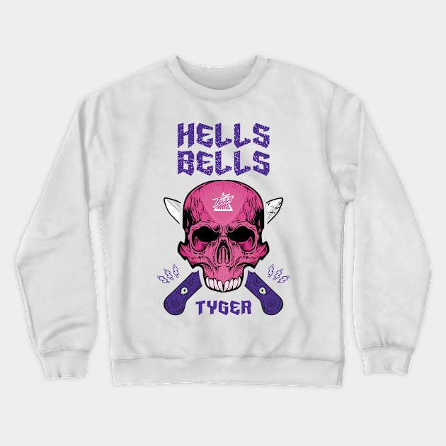 Hells Bells Crewneck Sweatshirt by thetyger